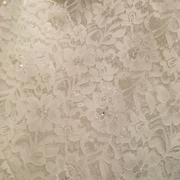 Davids Bridal Wedding Dress, used once in 2014 - Picture 6 of 7